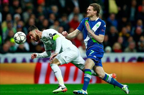 Ramos Real Madrid vs Wolfsburg